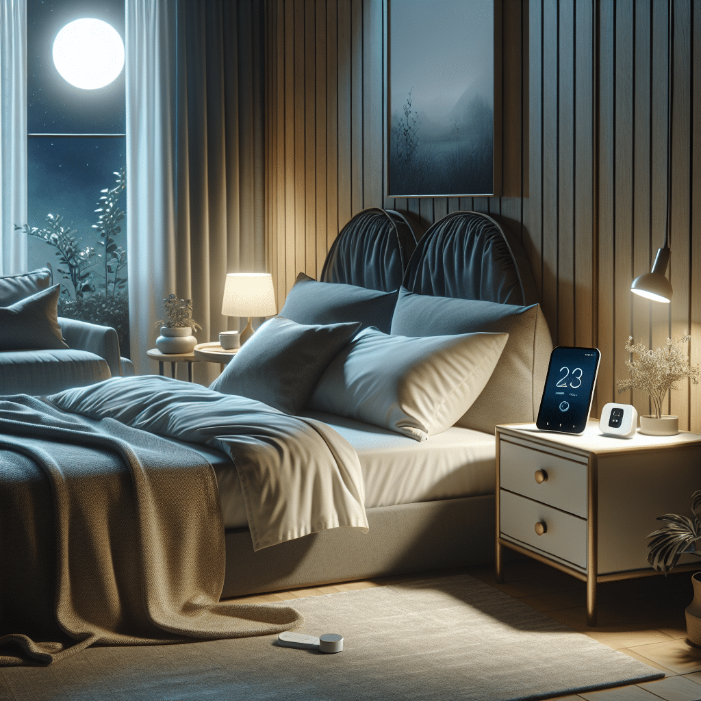 Sleep sensors for bedroom environment