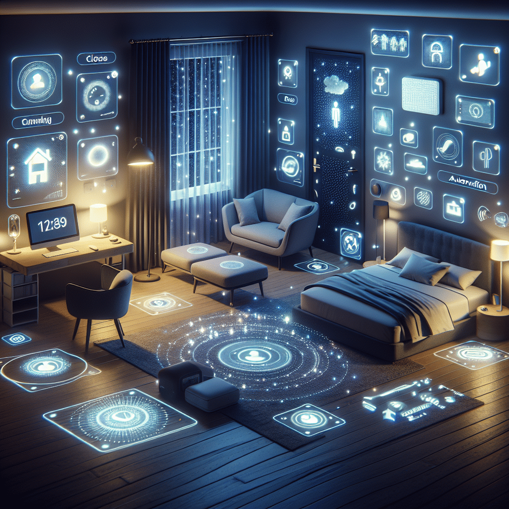Smart home sleep automation gear.
