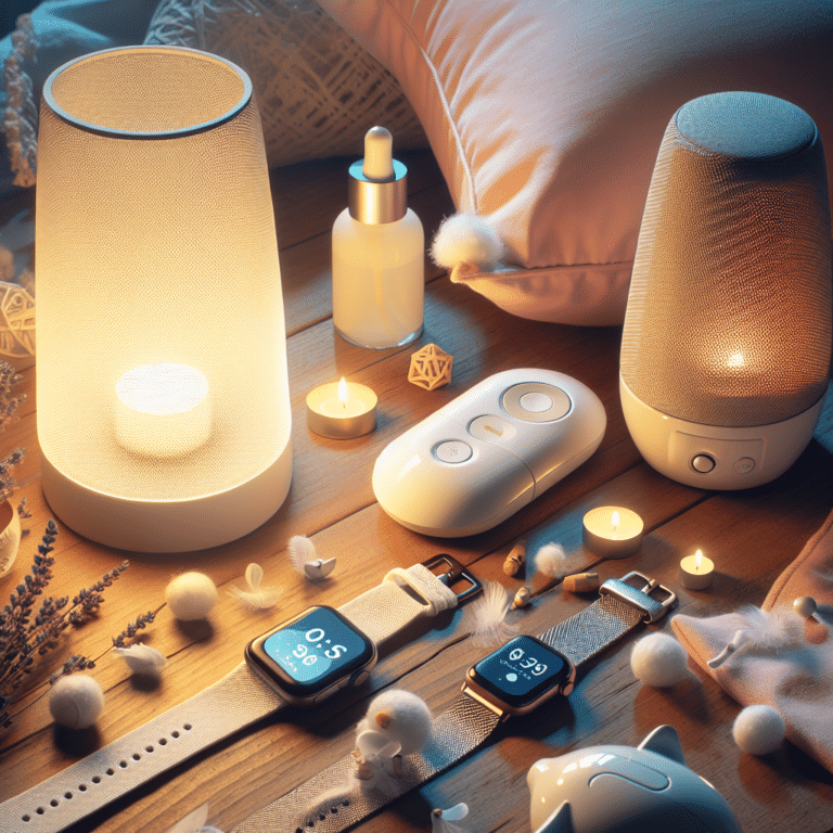 Relaxation techniques using sleep gadgets