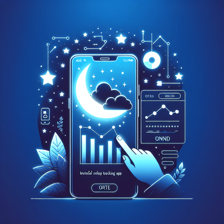 Installing a sleep tracking app