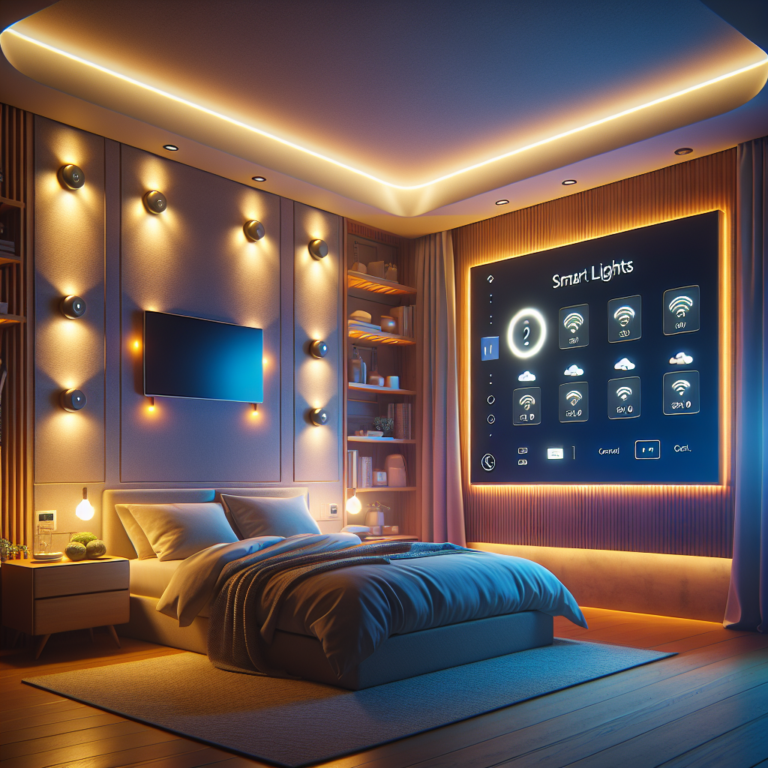 DIY smart lighting for bedroom