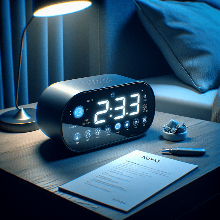 Smart alarm clock setup for deep sleep