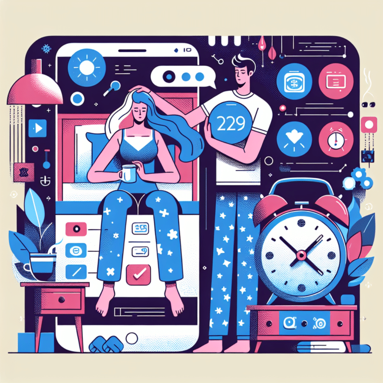 Setting bedtime reminders with tech